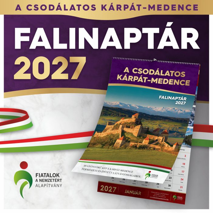 Elkészült a Kárpát-medence csodálatos tájait bemutató 2027-es falinaptárunk